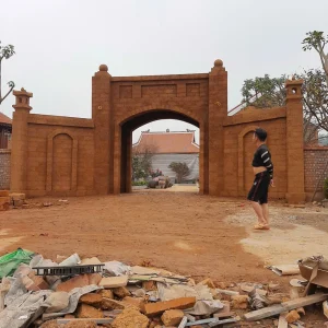 Cổng đá ong – Kết hợp hài hòa giữa thiên nhiên và kiến trúc