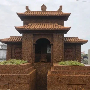 Lăng mộ đá ong đỏ – Sang trọng, bền bỉ và trang nghiêm