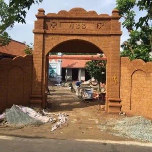 Cổng đá ong – Vững chãi và sang trọng