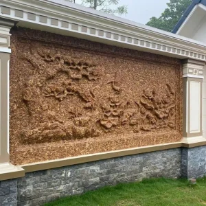 Tranh ,con giống và các tác phẩm nghệ thuật bằng đá ong MS03