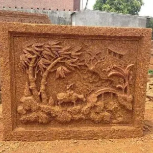 Tranh ,con giống và các tác phẩm nghệ thuật bằng đá ong MS02