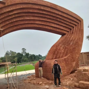 Cổng đá ong – Sang trọng, bền bỉ và mang đậm nét truyền thống