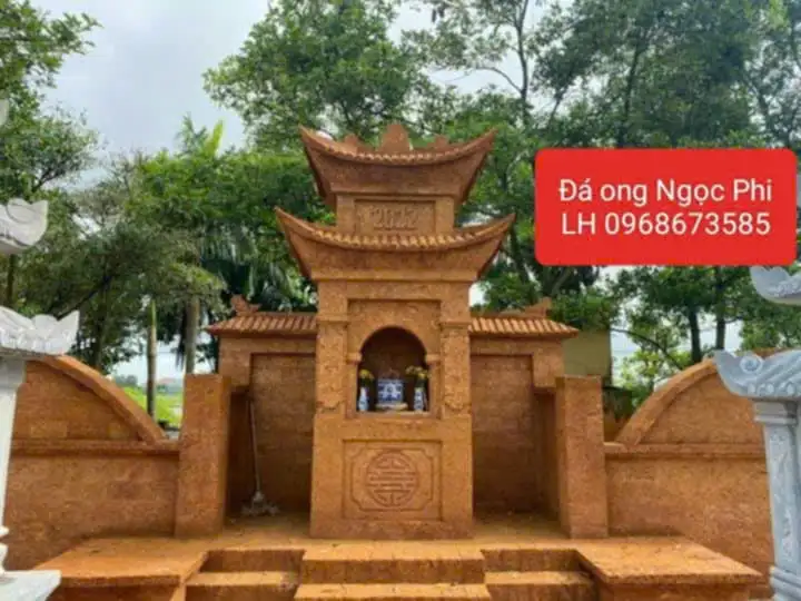 Lăng Mộ Đá Ong Thạch Thất – Thiết Kế Và Thi Công Theo Yêu Cầu